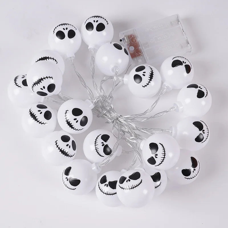 2025 Halloween Grimace String Lights Indoor Battery/Usb Operated Hanging Lamp For Home Decor Christmas Festival Light 302