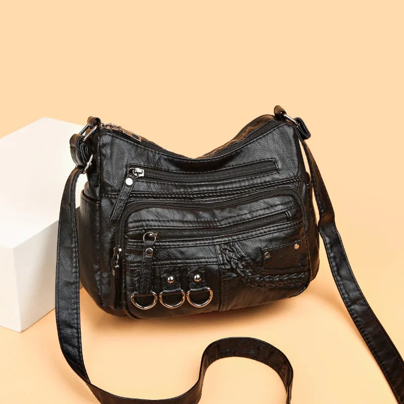 2026 New Ladies Soft Leather Bags High Quality Purses and Handbags Famous Designer Crossbody Shoulder Bag for Women Sac A Main