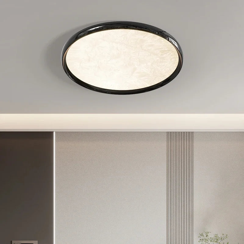 2026 New Modern LED Ceiling Lamp For Living Room Restaurant Round Lighting Fixture Bedroom Study Home Decor Firework Panel Lamp