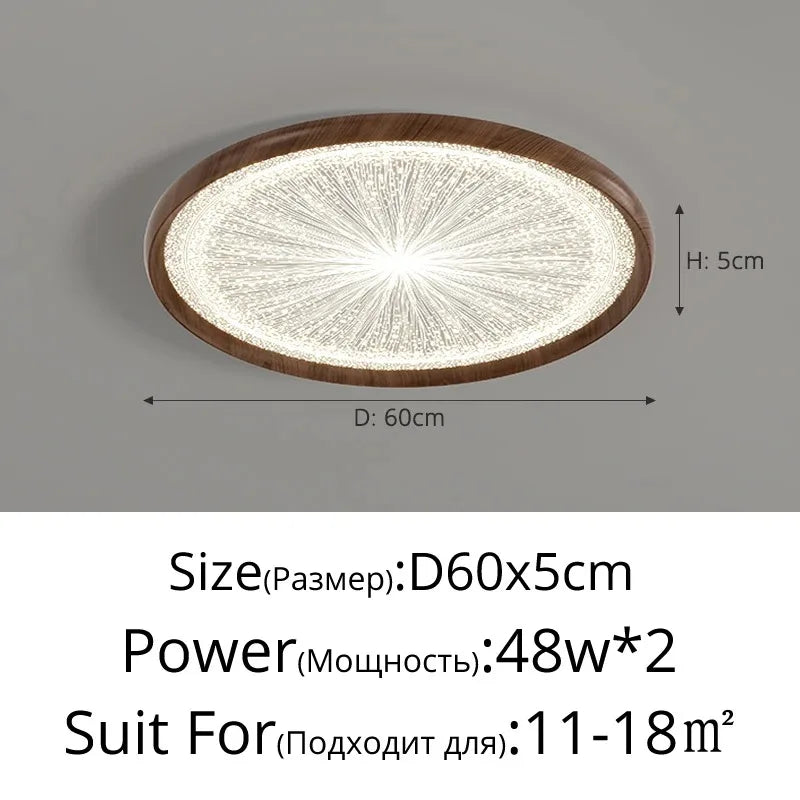 2026 New Modern LED Ceiling Lamp For Living Room Restaurant Round Lighting Fixture Bedroom Study Home Decor Firework Panel Lamp