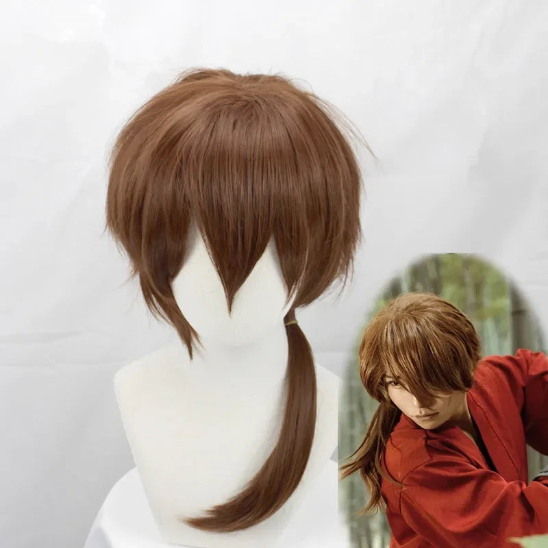2025 Rurouni Kenshin Himura Kenshin Kimono Cosplay Costume Custom Any Size red blue kimono men Cosplay Kimono