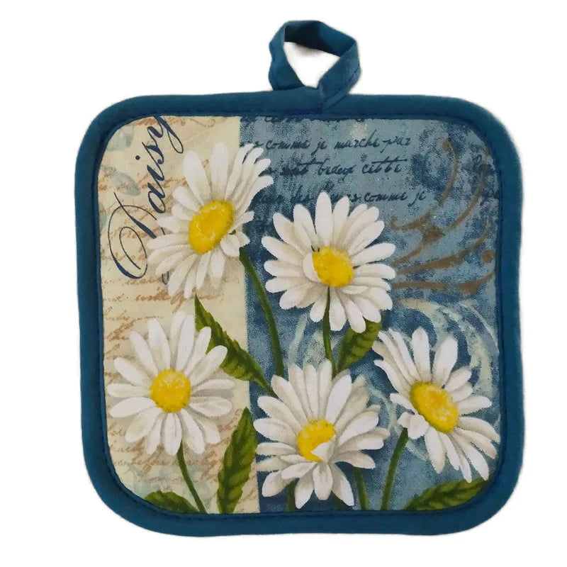1Pc 16.5x16.5cm Square Sewing Cotton Heat Resistant Potholder Pot Holder Pads Table Placemat Kitchen Baking Tool