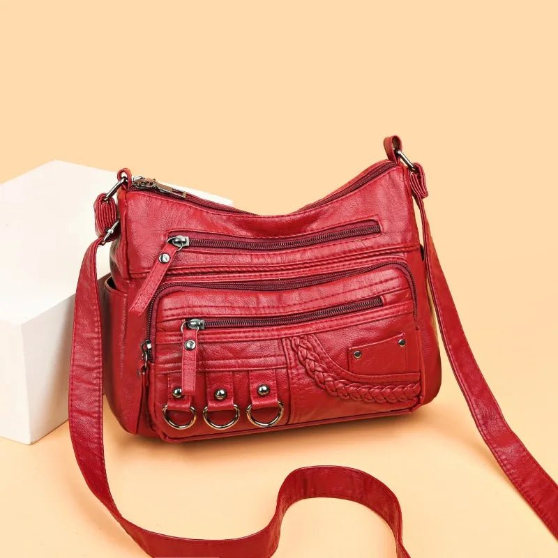 2026 New Ladies Soft Leather Bags High Quality Purses and Handbags Famous Designer Crossbody Shoulder Bag for Women Sac A Main