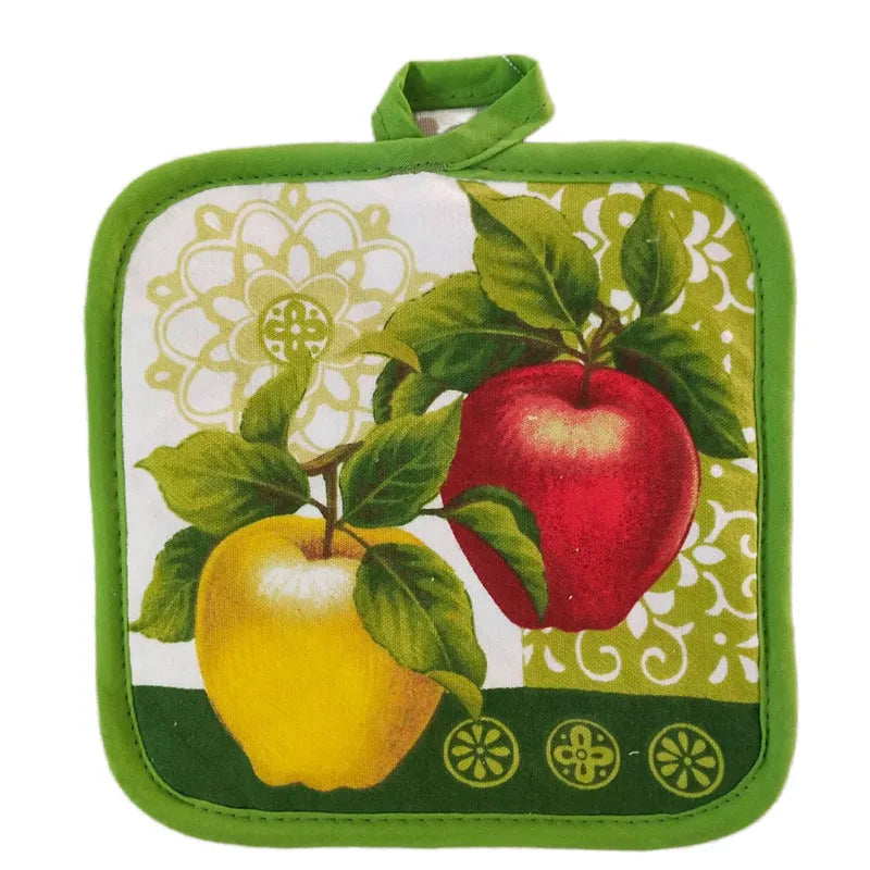 1Pc 16.5x16.5cm Square Sewing Cotton Heat Resistant Potholder Pot Holder Pads Table Placemat Kitchen Baking Tool