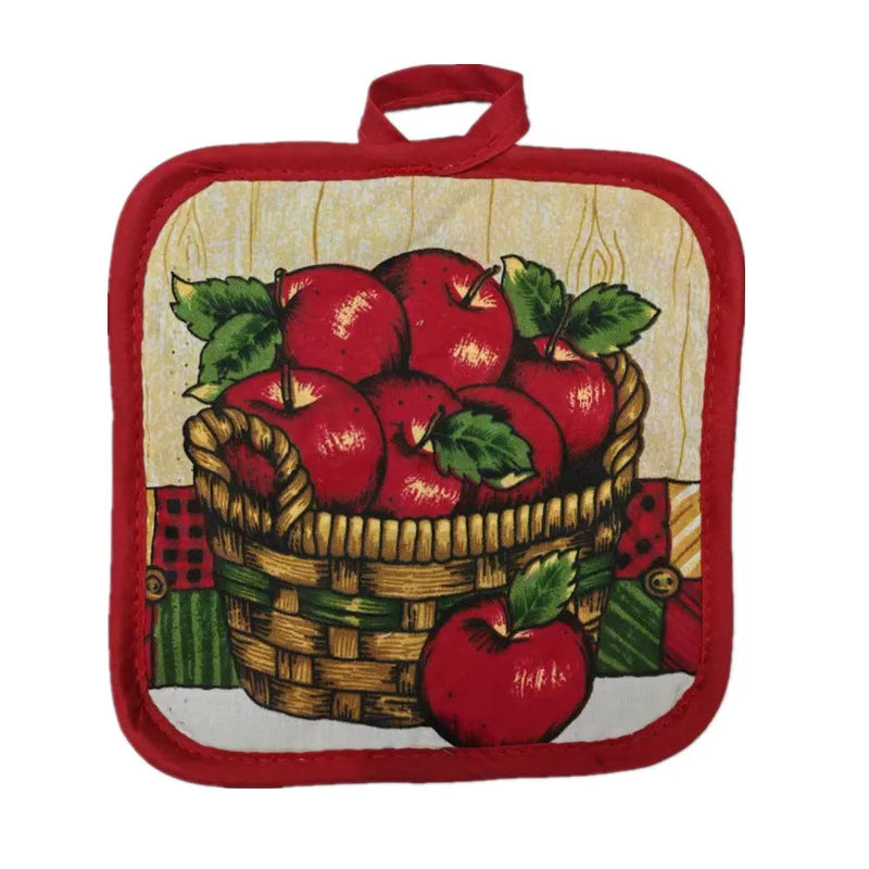 1Pc 16.5x16.5cm Square Sewing Cotton Heat Resistant Potholder Pot Holder Pads Table Placemat Kitchen Baking Tool