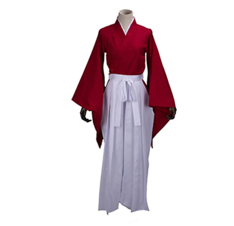2025 Rurouni Kenshin Himura Kenshin Kimono Cosplay Costume Custom Any Size red blue kimono men Cosplay Kimono