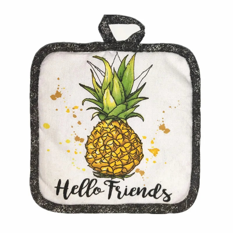 1Pc 16.5x16.5cm Square Sewing Cotton Heat Resistant Potholder Pot Holder Pads Table Placemat Kitchen Baking Tool