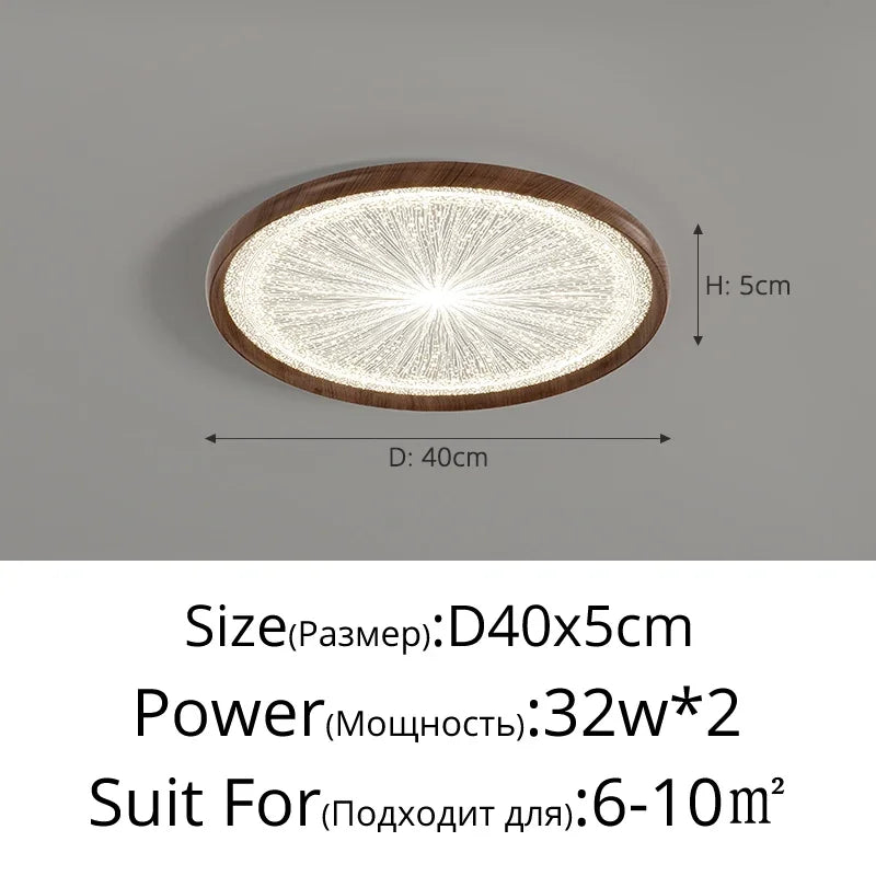 2026 New Modern LED Ceiling Lamp For Living Room Restaurant Round Lighting Fixture Bedroom Study Home Decor Firework Panel Lamp